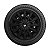 Jogo Calota Esportiva aro 13 Passat CC Preta Fosca emblema Renault preto - Imagem 3