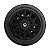 Jogo Calota Esportiva aro 13 Passat CC Preta Fosca emblema VW - Imagem 5