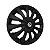 Jogo Calota Esportiva aro 13 Passat CC Preta Fosca emblema VW - Imagem 3