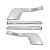 Aplique Cromado Base do Retrovisor Fiat Toro 2017 a 2022 - Imagem 1