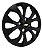 Calota aro 14 Chevrolet Onix Prisma 2017/2019 Preta Fosca - Imagem 2