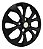 Calota aro 14 Chevrolet Onix Prisma 2017/2019 Preta Fosca - Imagem 6