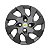 Calota aro 13 Chevrolet modelo Onix Prisma grafite fosco - Imagem 2