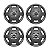 Jogo Calota Aro 13 Chevrolet Corsa Classic 2012/2015 Grafite Fosca - Imagem 6