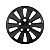 Calota Aro 14 Vw Fox Polo 2014 2015 Preta Brilhante - Imagem 4