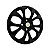 Calota aro 15 Chevrolet Onix Prisma 2017/2019 Preta Brilhante - Imagem 3