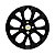 Calota aro 15 Chevrolet Onix Prisma 2017/2019 Preta Brilhante - Imagem 1