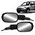 Par Retrovisor Ford Ka 1997 a 2008 2 portas com controle - Imagem 1