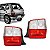 Par Lanterna Traseira Fiat Uno Pitbull 2004 2005 2006 2007 2008 2009 2010 Rubi Ré Cristal - Imagem 1