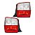 Par Lanterna Traseira Fiat Uno Pitbull 2004 2005 2006 2007 2008 2009 2010 Rubi Ré Cristal - Imagem 2