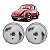 Par Farol unilateral VW Fusca lente de Vidro 1974 a 1994 - Imagem 1