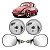 Kit Faróis lente de Vidro + Retrovisores VW Fusca 1974/1994 - Imagem 1