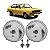 Par Farol lente de Vidro + lâmpada H4 VW Passat 1974 a 1978 - Imagem 1