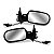 Par Retrovisor Uno Fire Flex 2006 a 2011 2P + acabamento - Imagem 2