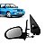 Retrovisor Gol Saveiro Bola 4 portas 1995 1999 c/ controle e acabamento interno - Imagem 1
