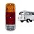 Lanterna traseira VW Kombi 1976 a 2012 Tricolor Âmbar - Imagem 1