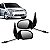 Par Retrovisor Ford Fiesta 2002 a 2014 4 portas com controle - Imagem 1
