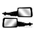 Par Retrovisor Uno EP Smart Young  2 portas com controle e acabamento interno - Imagem 2