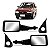 Par Retrovisor Uno EP Smart Young 4 portas com controle e acabamento externo - Imagem 1