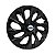 Jogo Calota Esportiva aro 15 DS4 Preta Brilhante Emblema Ford Prata - Imagem 3
