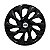 Calota Esportiva aro 15 DS4 Preta Brilhante Emblema Ford Prata - Imagem 1