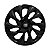 Jogo Calota Esportiva aro 15 DS4 Preta Brilhante Emblema Fiat Preto - Imagem 2