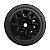 Calota Esportiva aro 14 DS4 Preta Brilhante Emblema GM Prata - Imagem 4