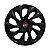 Calota Esportiva aro 13 DS4 Preta Brilhante Emblema Fiat Vermelho - Imagem 1