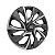 Calota Esportiva aro 15 DS4 Sport Cup Emblema Fiat Preto - Imagem 1