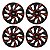 Jogo Calota Esportiva aro 14 DS4 Red Cup Emblema Nissan - Imagem 1