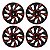 Jogo Calota Esportiva aro 14 DS4 Red Cup Emblema Renault - Imagem 1