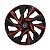 Jogo Calota Esportiva aro 15 DS4 Red Cup Emblema Fiat Vermelho - Imagem 2