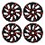 Jogo Calota Esportiva aro 15 DS4 Red Cup Emblema GM Prata - Imagem 1