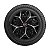 Jogo Calota Esportiva aro 14 Moove Black Silver Emblema Fiat Vermelho - Imagem 4