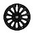 Calota Esportiva aro 13 Passat CC Preta Brilhante emblema Fiat Preto - Imagem 1