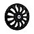 Calota Esportiva aro 13 Passat CC Preta Brilhante emblema Ford Prata - Imagem 2