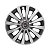 Jogo Calota Esportiva aro 13 Passat CC Sport Silver emblema Fiat Vermelho - Imagem 2