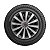 Jogo Calota Esportiva aro 13 Passat CC Sport Silver emblema Fiat Vermelho - Imagem 4