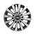Calota Esportiva aro 13 Passat CC Sport Silver emblema GM Preto - Imagem 1