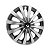 Calota Esportiva aro 13 Passat CC Sport Silver emblema Renault - Imagem 2