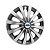 Calota Esportiva aro 13 Passat CC Sport Silver Emblema Ford Prata - Imagem 2