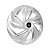 Jogo Calota Esportiva Aro 14 Nitro Prata emblema Ford Preto - Imagem 3