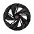 Jogo Calota Esportiva Aro 14 Nitro Preta Brilhante emblema Fiat Vermelho - Imagem 2