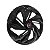 Jogo Calota Esportiva Aro 14 Nitro Preta Brilhante emblema Fiat Vermelho - Imagem 3
