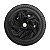Calota Esportiva Aro 14 Nitro Preta Brilhante emblema GM Prata - Imagem 4