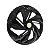 Calota Esportiva Aro 14 Nitro Preta Brilhante emblema GM Prata - Imagem 2