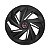 Calota Esportiva Aro 14 Nitro Preta Fosca emblema Fiat Vermelho - Imagem 1