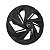 Calota Esportiva Aro 14 Nitro Preta Fosca emblema Fiat Vermelho - Imagem 2