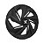 Calota Esportiva Aro 14 Nitro Preta Fosca emblema Peugeot - Imagem 2