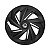 Jogo Calota Esportiva Aro 14 Nitro Preta Fosca emblema Volkswagen - Imagem 2
